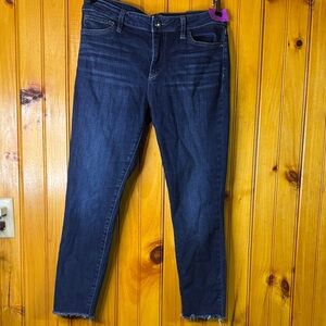 Joe's Jeans Dark Blue Ankle Cropped Jeans